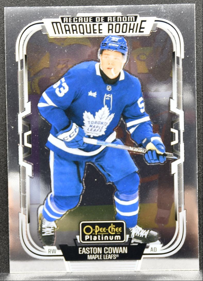 2025-26 O-Pee-Chee Platinum Marquee Rookie Easton Cowan 287 Maple Leafs RC 8884