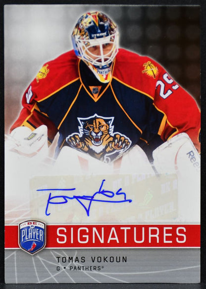 2008-09 Upper Deck Be A Player Signatures Tomas Vokoun S-VO Panthers Auto 6115