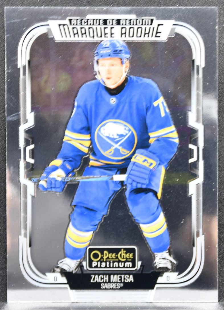 2025-26 O-Pee-Chee Marquee Rookie Zach Metsa 290 Buffalo Sabres RC 0221