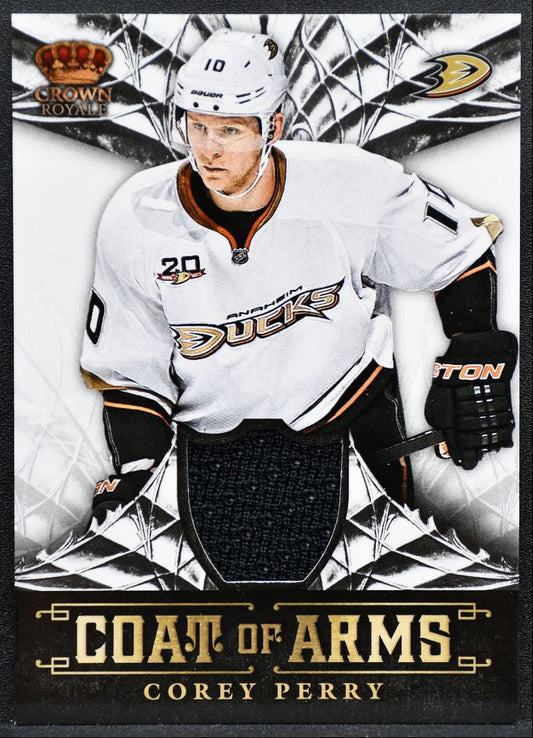 2013-14 Panini Crown Royale Coat of Arms Materials Perry Jersey 8083