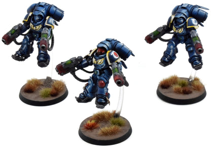 SPACE MARINES 3 Primaris Inceptors #1 WELL PAINTED Warhammer 40K