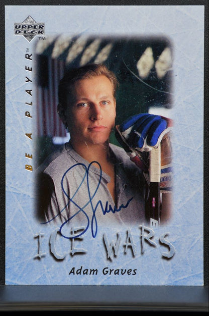 1996-97 UD Be A Player Auto Adam Graves Auto 0803