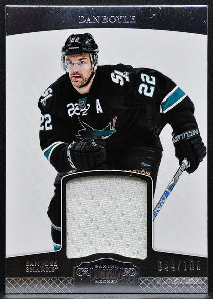 2011-12 Panini Dominion Jersey Dan Boyle 78 San Jose Sharks Jersey 4114