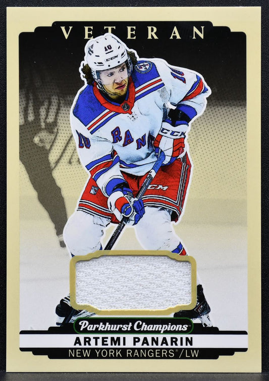 2022-23 Parkhurst Champions Veteran Jersey Artemi Panarin Rangers Jersey 3444