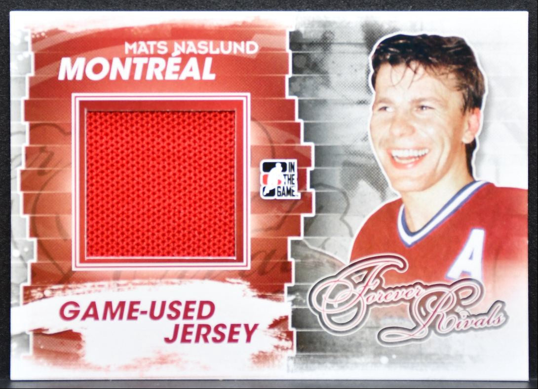 2012-13 In The Game Forever Rivals Used Jerseys Red Naslund Jersey 5180