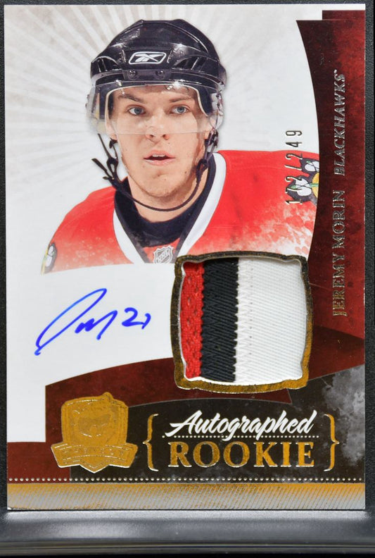 2010-11 UD Cup Rookie Patch Auto Morin Blackhawks RC Auto /249 Patch 1851