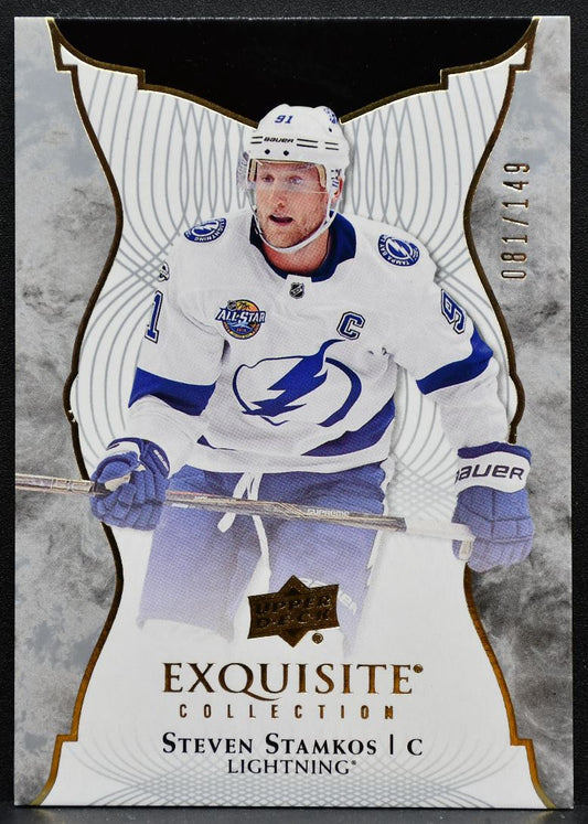 2017-18 Upper Deck ICE Exquisite Collection Steven Stamkos 081/149 6830