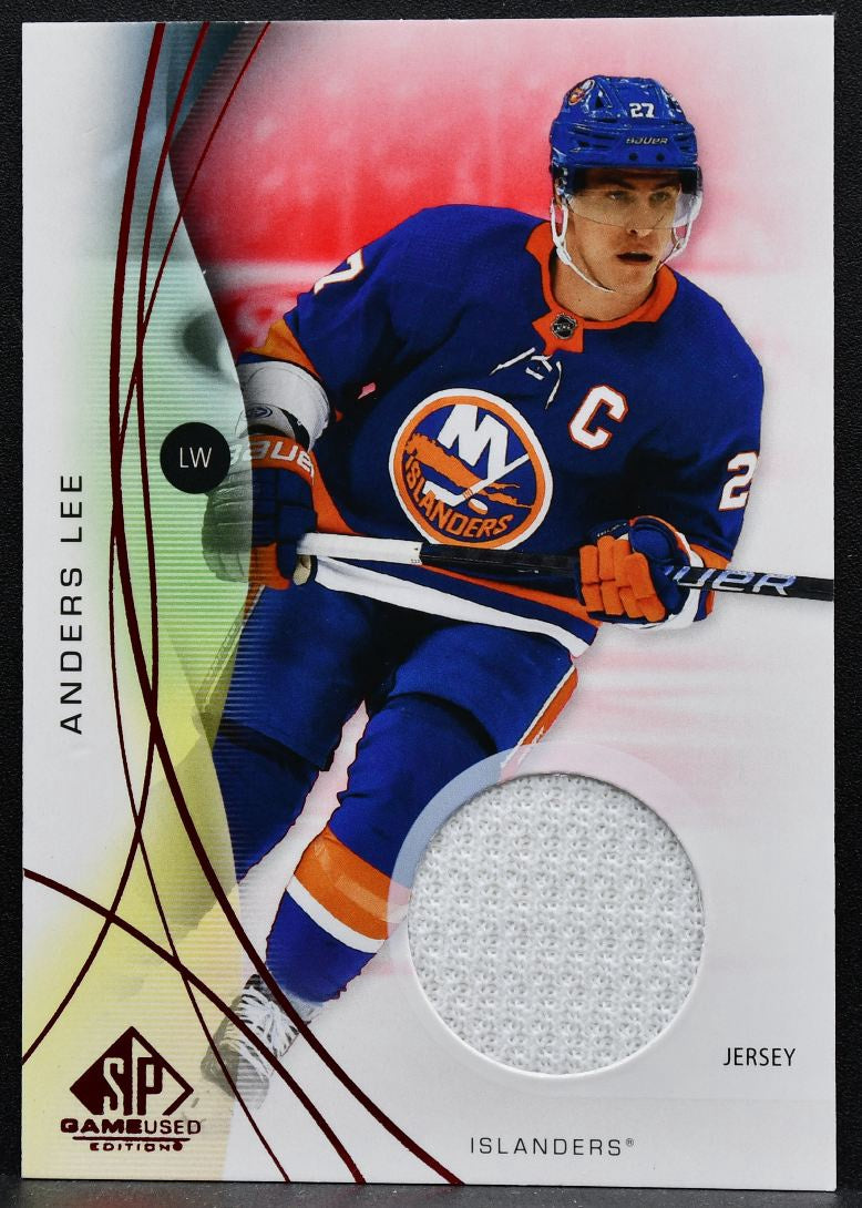 2024-25 SP Game Used Red Jersey Anders Lee 101 New York Islanders Jersey 3871