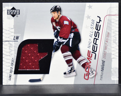 2002-03 Upper Deck All-Star Game Jersey Markus Naslund AS-MN Canucks Jersey 1755