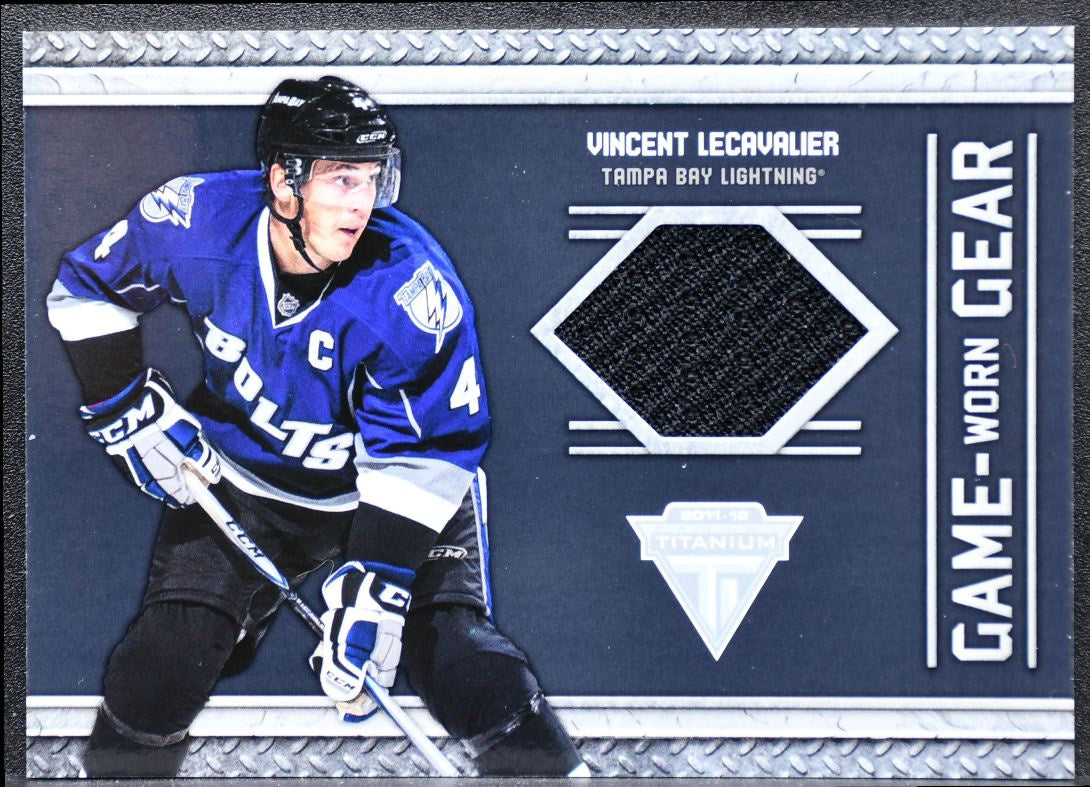 2011-12 Panini Titanium Game-Worn Gear Vincent Lecavalier Lightning Jersey 8327
