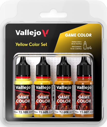 Vallejo Game Color Set Yellow
