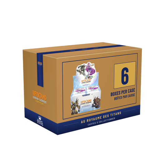 Riftbound League Of Legends TCG Radiance Booster Display Case (6) (EN)