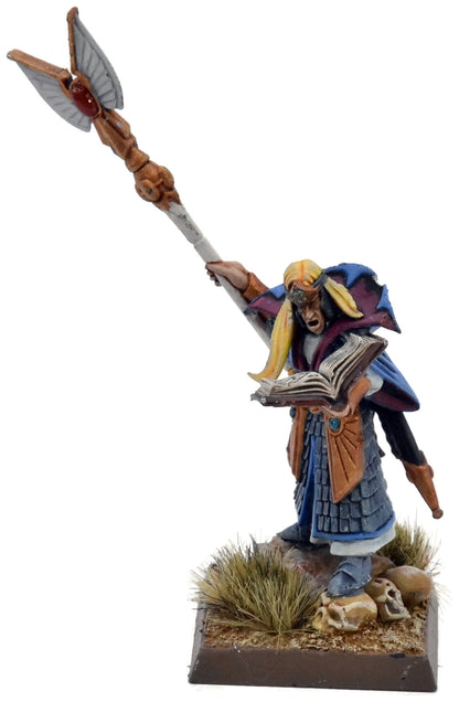 HIGH ELVES Mage #1 WELL PAINTED Warhammer Fantasy