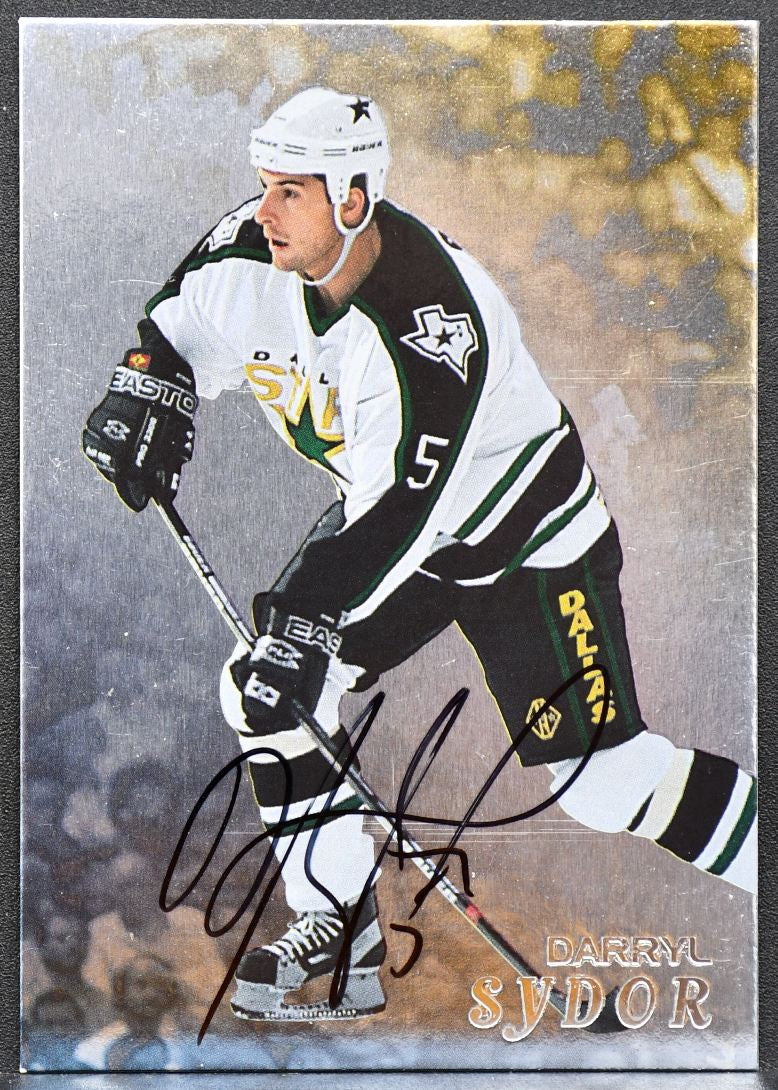 1998-99 Be a Player Autographs Darryl Sydor 191 Dallas Stars Auto 8614