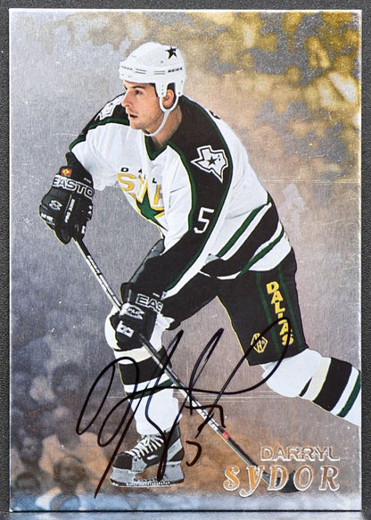 1998-99 Be a Player Autographs Darryl Sydor 191 Dallas Stars Auto 8614