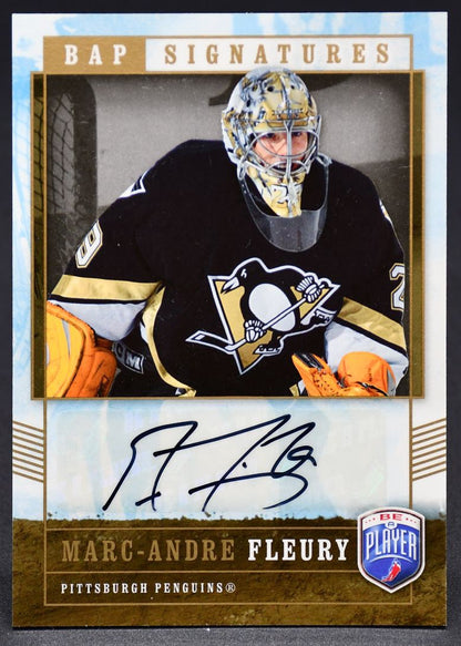 2006-07 UD Be A Player BAP Signature Marc-Andre Fleury MF Auto