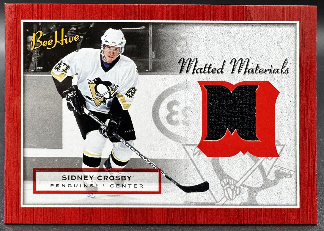 2005-06 UD Beehive Matted Materials Sidney Crosby Pittsburgh Penguins RC Jersey