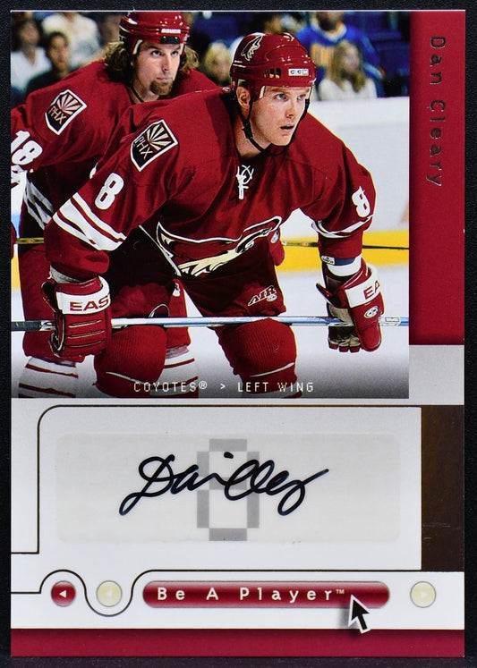 2005-06 Upper Deck Be A Player Signatures Dan Cleary DC Auto 4600