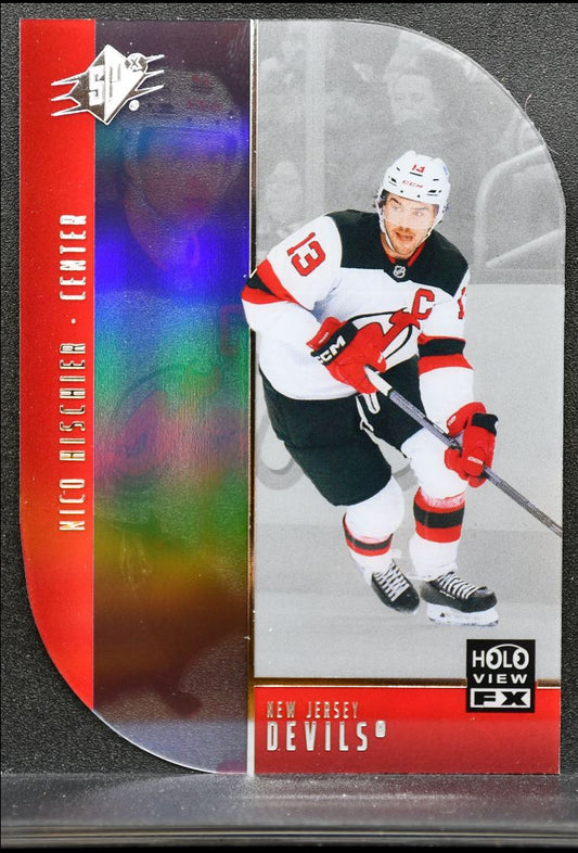 2025-26 SPx HoloViewFX Nico Hischier HV-17 New Jersey Devils 0038