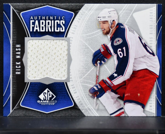 2009-10 SP Game Used Authentic Fabrics Rick Nash AF-RN Jackets Jersey 4800