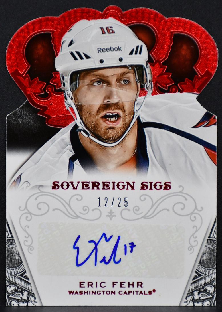 2013-14 Panini Crown Royale Sovereign Sigs Ruby Fehr Capitals Auto 12/25 0003
