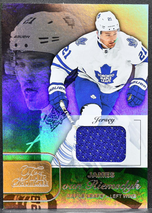 2015-16 Fleer Showcase Flair Jersey James van Riemsdyk Maple Leafs Jersey 4541