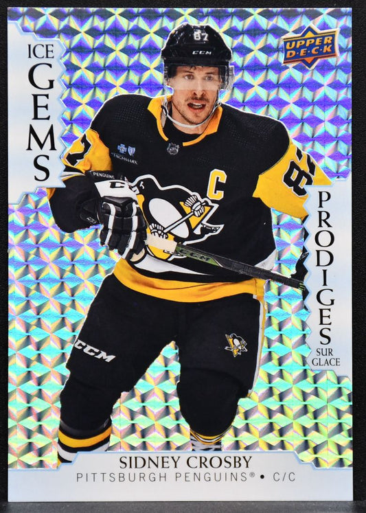 2023-24 UD Tim Hortons Ice Gems Sidney Crosby IG-1 Pittsburgh Penguins