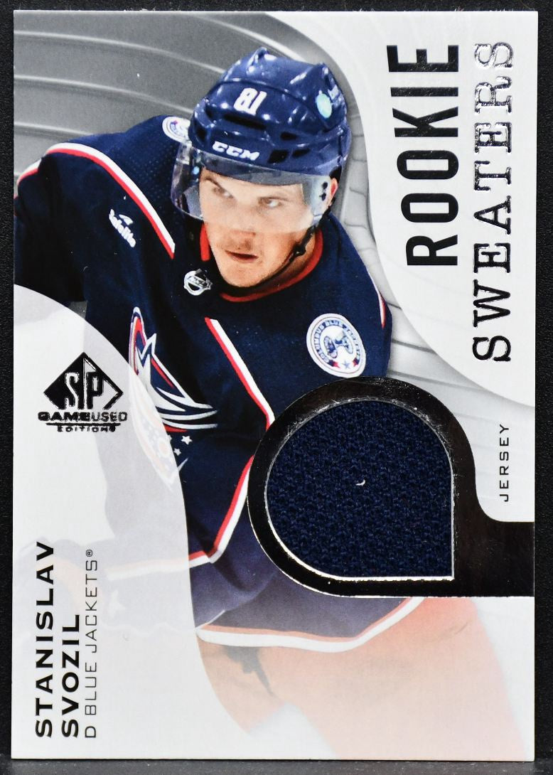 2023-24 SPx Rookie Sweaters Stanislav Svozil RS-SS RC Jersey