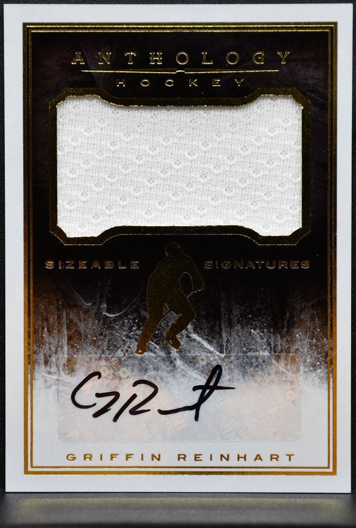2014-15 Anthology Sizeable Sigs Reinhart Islanders Auto /299 Jersey 2346