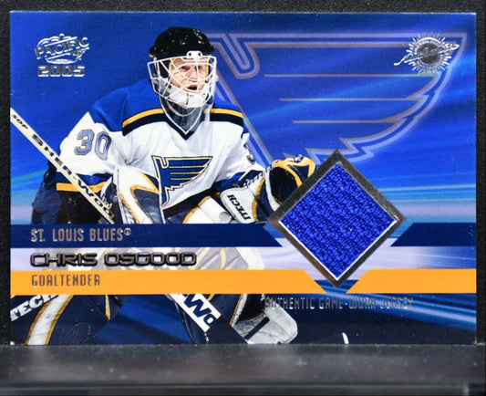 2004-05 Pacific Jerseys Chris Osgood 35 St. Louis Blues 203/850 Jersey 4459
