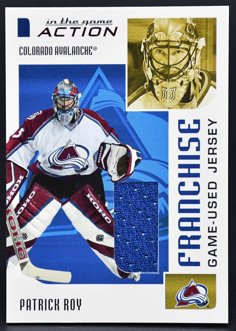 2003-04 In The Game Action Franchise Game-Used Jersey Patrick Roy M-248 Jersey #2