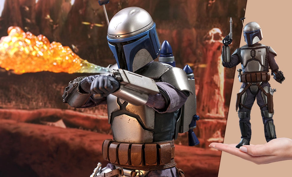 Figurine Jango Fett à l'échelle 1/6 par Hot Toys
