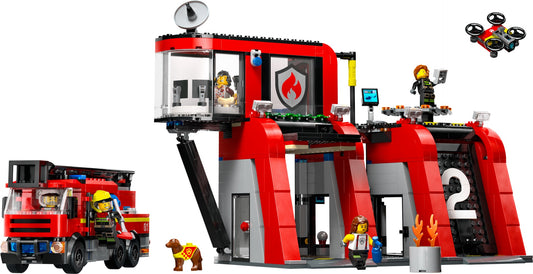 LEGO Fire Station with Fire Truck (60414)