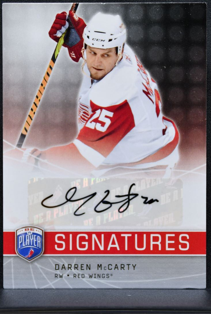 2008-09 UD Be a Player Signatures Darren McCarty S-DM Wings Auto 1271