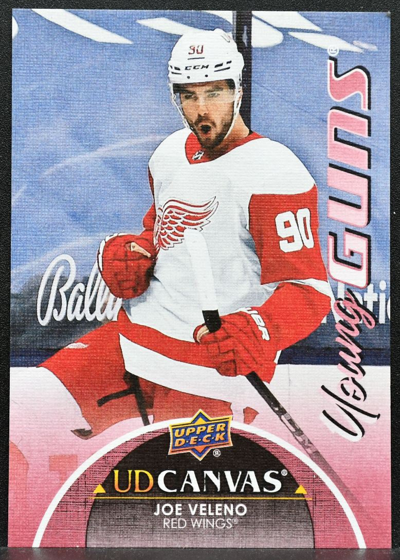 2021-22 UD Series 2 UD Canvas Young Guns Joe Veleno C212 Red Wings RC 5371