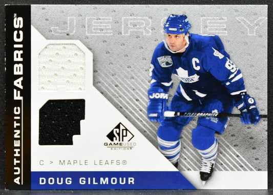 2007-08 SP Game Used Authentic Fabrics Doug Gilmour Maple Leafs Jersey 6661