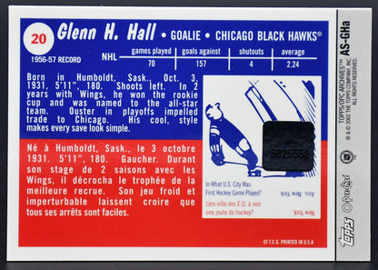 2002-03 Topps OPC Archives Glenn Hall 20 Seat