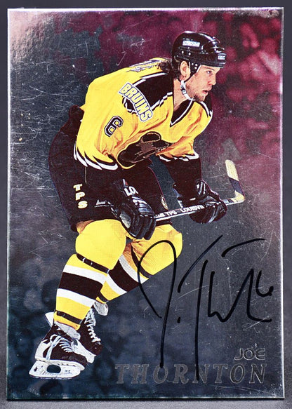 1998-99 In The Game Be A Player Joe Thornton 9 Auto