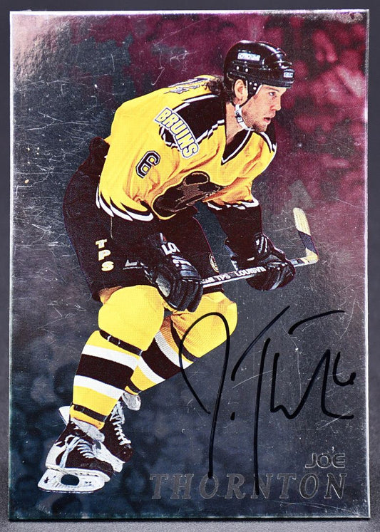 1998-99 In The Game Be A Player Joe Thornton 9 Auto