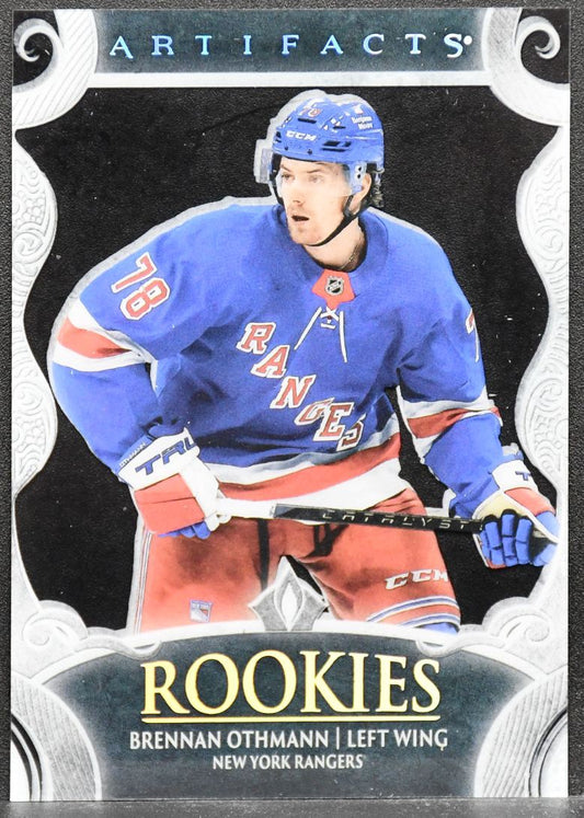 2024-25 UD Artifacts Clear Cut Rookies Brennan Othmann 171 New York Rangers RC
