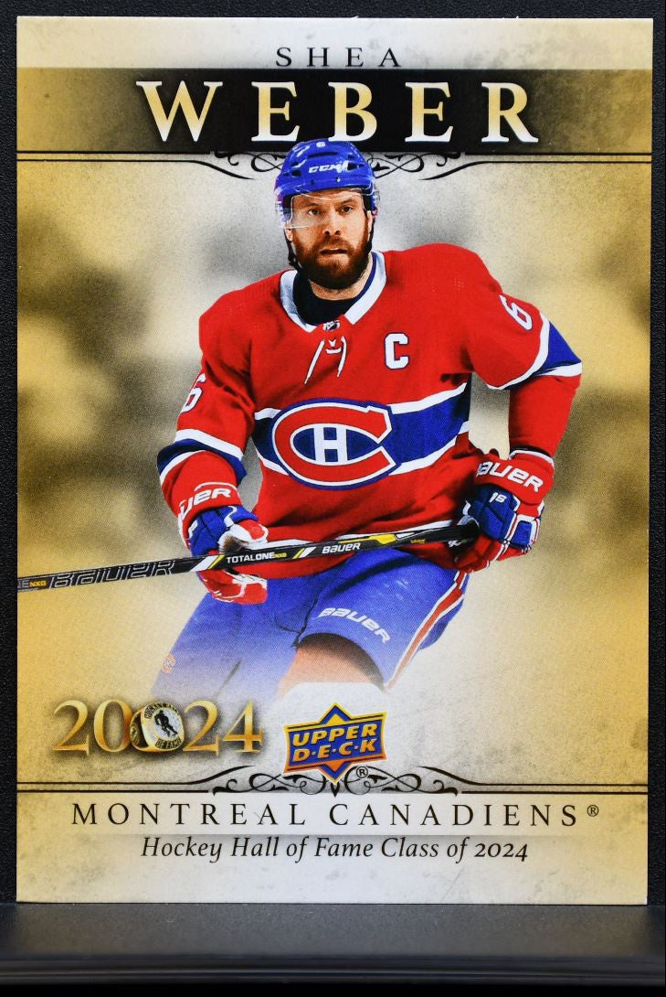 2025-26 UD Tim Hortons Collector's Series HOF 2024 Shea Weber Canadiens 1242