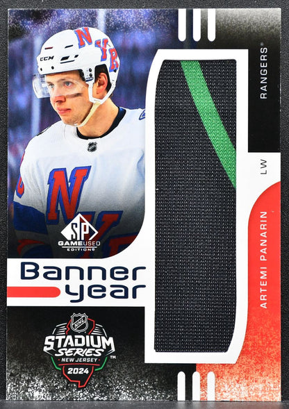 2024-25 SP Game Used Stadium Series Banner Year Relics Panarin Jersey 3468