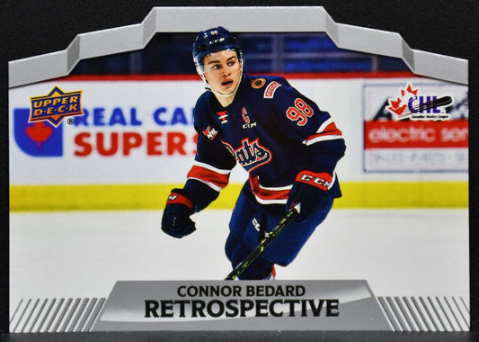 2022-23 Upper Deck CHL Retrospective Connor Bedard CB4 Regina Pats 3766