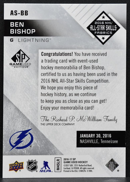 2016-17 SP Game Used 2016 All-Star Skills Fabrics Bishop Lightning Jersey 4053