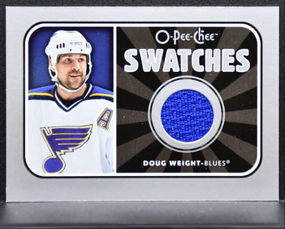 2006-07 O-Pee-Chee Swatches Doug Weight S-DW St. Louis Blues Jersey 1113