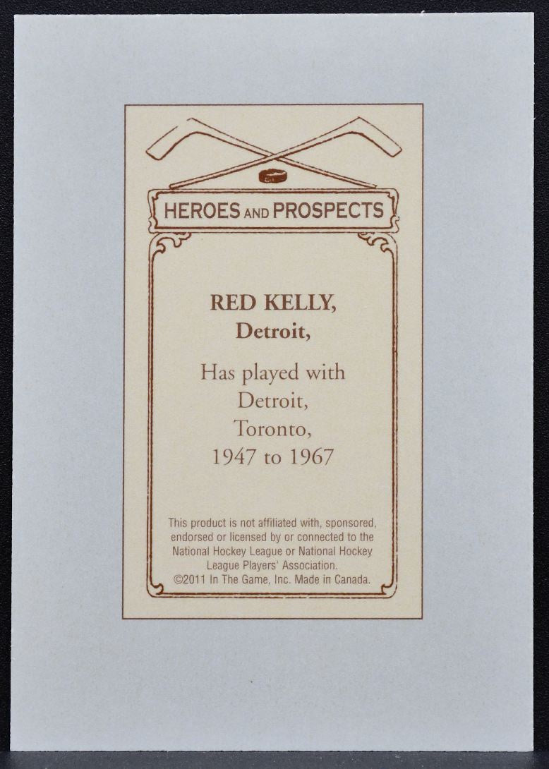 2011-12 In The Game Heroes and Prospects Red Kelly 23 Detroit Red Wings 9058