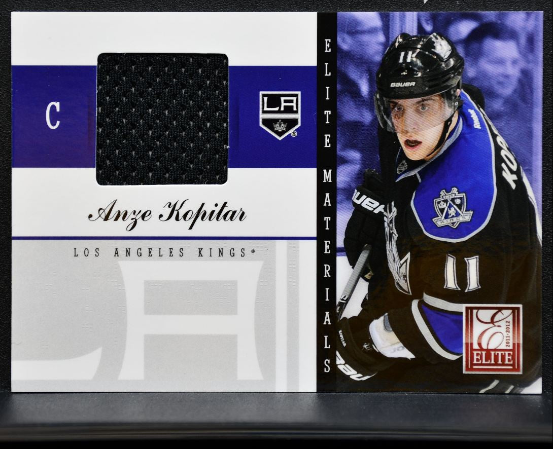 2011-12 Panini Elite Materials Anze Kopitar Jersey 0537