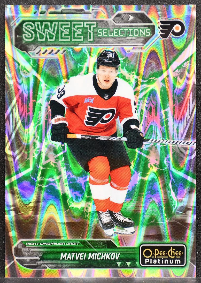 2024-25 OPC Platinum Sweet Selections Green Ray Michkov Flyers RC 05/35 7037