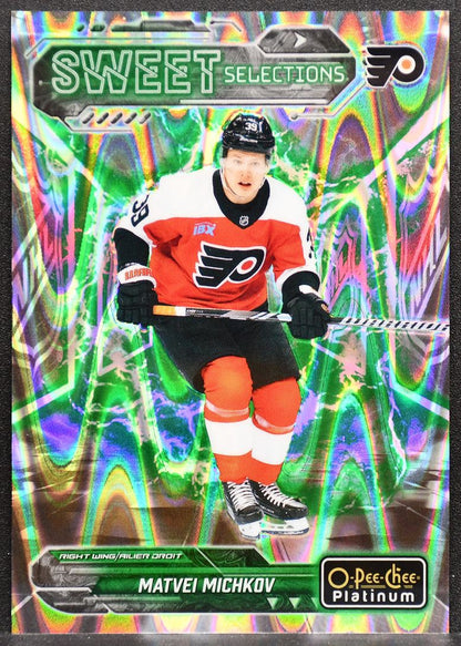 2024-25 OPC Platinum Sweet Selections Green Ray Michkov Flyers RC 05/35 7037