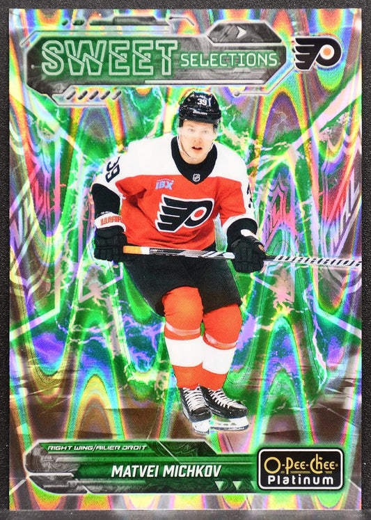 2024-25 OPC Platinum Sweet Selections Green Ray Michkov Flyers RC 05/35 7037